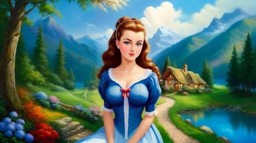 princess anna,fairy tale character,snow white,dorthy,belle,storybook character,thumbelina,disneyfied,disney character,fantasy woman,cinderella,fairy tale icons,disneytoon,princess sofia,fantasy picture,fairytale characters,anarkali,fantasy girl,serafina,teela