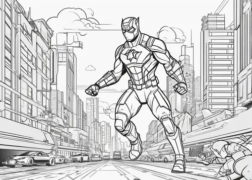 mono-line line art,pencils,arrow line art,mono line art,silver surfer,walking man,coloring page,line-art,office line art,red hood,lineart,line art,superhero comic,a pedestrian,comic hero,pedestrian,outlines,superhero background,steel man,iron-man,Illustration,Black and White,Black and White 04