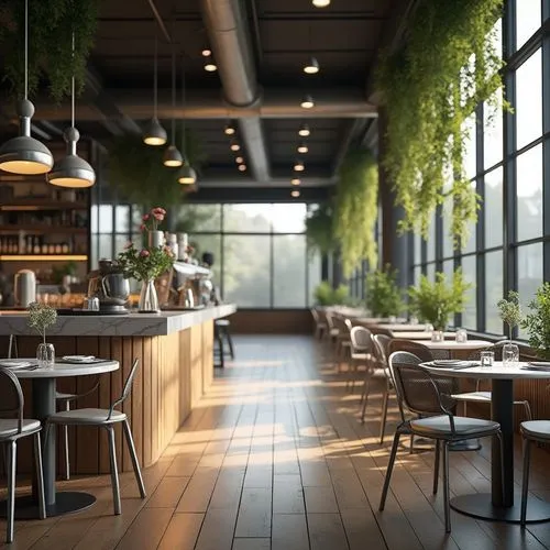 bistro,chefs kitchen,a restaurant,alpine restaurant,foodservice,eatery,brasserie,fine dining restaurant,restaurants,restaurant,urbanspoon,modern kitchen interior,ristorante,foodplant,kitchen interior,outdoor dining,render,3d rendering,cafeterias,cafetorium,Photography,General,Realistic