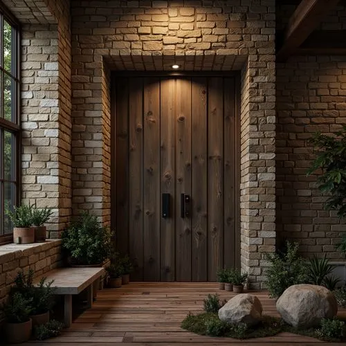 wooden door,entryway,garden door,entryways,wood gate,wooden beams,wooden wall,doorways,front door,mudroom,doorway,landscape design sydney,rustic,the threshold of the house,wooden sauna,garden design sydney,rustic aesthetic,3d rendering,wooden house,wooden planks