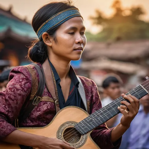 woman playing,itinerant musician,folk music,traditional vietnamese musical instruments,vietnamese woman,classical guitar,stringed instrument,nepali npr,bamboo flute,folk instrument,buskin,dulcimer,cavaquinho,street musician,traditional chinese musical instruments,the h'mong people,guitar player,plucked string instrument,folk festival,nomadic people,Photography,General,Natural