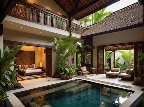 amanresorts,ubud,tropical house,pool house,javanese traditional house,holiday villa,luxury home interior,anantara,bali,beautiful home,swimming pool,tropical island,riad,luxury bathroom,outdoor pool,tropical jungle,tropics,dreamhouse,seminyak,indonesia,Conceptual Art,Sci-Fi,Sci-Fi 01