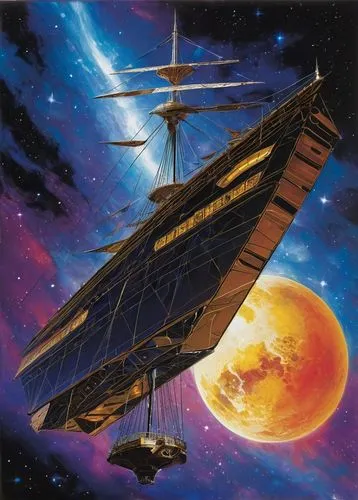 pioneer 10,voyager,satellite express,heliosphere,star ship,lunar prospector,barquentine,cygnus,constellation centaur,saturn relay,spacecraft,space art,space ships,solar wind,space craft,sailing orange,space glider,ship of the line,carrack,spacescraft,Illustration,Realistic Fantasy,Realistic Fantasy 06