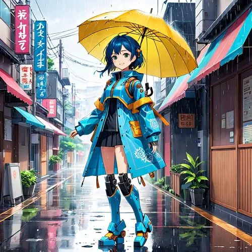 anime japanese clothing,blue rain,raincoat,sonoda love live,honolulu,umbrella,rain suit,japanese umbrella,rainy,monsoon banner,summer umbrella,japanese idol,asian umbrella,hatsune miku,japanese umbrellas,walking in the rain,in the rain,yuzu,rain lily,rainy season,Anime,Anime,Realistic