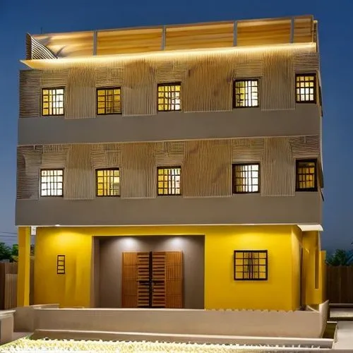 model house,exterior decoration,residential house,house facade,two story house,gold stucco frame,prefabricated buildings,villas,build by mirza golam pir,residential building,cubic house,modern building,cube house,apartments,new housing development,villa,private house,modern architecture,private estate,residence