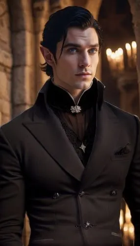 an image of a man that is dressed in formal wear,vladislaus,male elf,oberthur,vetinari,chastelain,count dracula