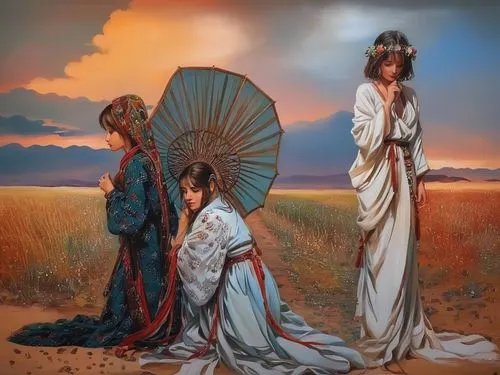 parasols,japanese umbrellas,oriental painting,parasol,kimonos,chinese art,desert rose,japanese art,oriental longhair,ao dai,japanese umbrella,desert flower,gypsies,secret garden of venus,orientalism,t