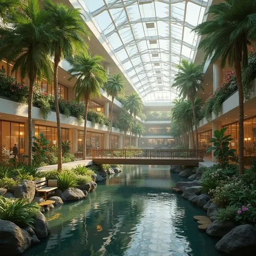 wintergarden,riverwoods,atriums,gaylord palms hotel,bluewater,rivercenter,central park mall,chadstone,galleria,oakbrook,winter garden,waterplace,atrium,westfields,stonebriar,millenia,northpark,malls,tropical jungle,macerich,Photography,General,Realistic