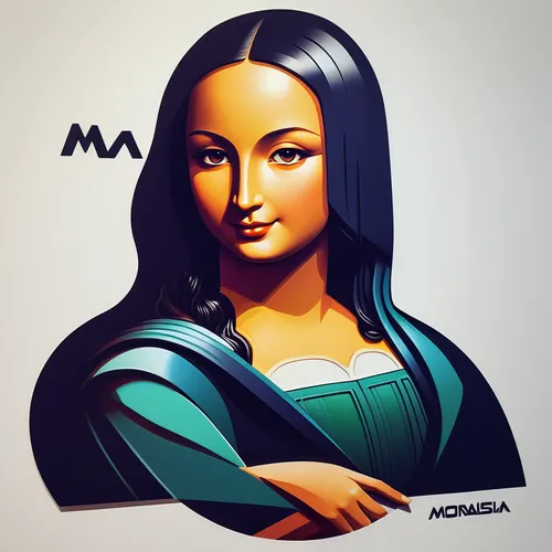 Design a sleek and professional logo for your brand, monalisa,mona lisa,monoline art,the mona lisa,moana,maya,morinda,monarch,magna,motorella,mogul,m m's,magnolia,mouna,icon magnifying,moringa,mracuna