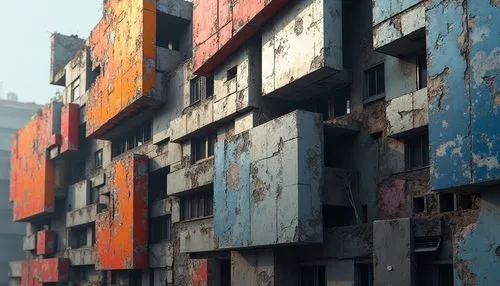 blocks of houses,apartment blocks,dharavi,concrete blocks,shipping containers,tenements,apartment block,city blocks,kowloon city,scampia,block of flats,casgrain,blocks,apartment buildings,colorful facade,building blocks,cladding,building block,antilla,cube stilt houses,Photography,General,Realistic