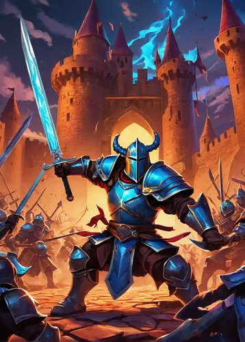 castleguard,wall,knight festival,dane axe,knight armor,knight village,game illustration,crusader,massively multiplayer online role-playing game,knight,paladin,fantasy warrior,defense,excalibur,cg artwork,cleanup,destroy,northrend,guards of the canyon,knight tent,Conceptual Art,Daily,Daily 24