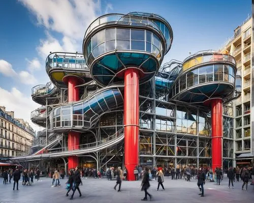 beaubourg,pompidou,mvrdv,futuristic architecture,jussieu,hambourg,heatherwick,universal exhibition of paris,chatelet,paris shops,morphosis,hammerson,colombes,brussel,villeurbanne,samaritaine,montparnasse,grenelle,walbrook,montpellier,Photography,Documentary Photography,Documentary Photography 27