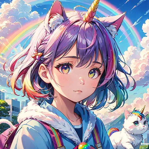 unicorn background,nyan,rainbow unicorn,unicorn and rainbow,rainbow background,rainbow pencil background,rainbow and stars,unicorn,rainbow clouds,unicorn art,colorful background,unicorn crown,rainbow rabbit,rainbow colors,rainbow,rainbow color palette,unicorn head,rainbow pattern,rainbow butterflies,spring unicorn,Anime,Anime,Realistic