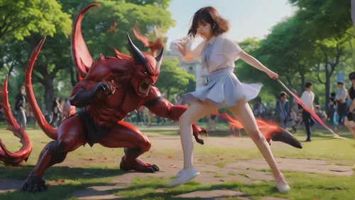 angel and devil,devil's golf course,nine-tailed,3d fantasy,evangelion,anime 3d,fantasy picture,goji,devils,concept art,devilwood,playmat,cupid,game art,blood maple,imp,fae,fairies,devil,stroll,Photography,General,Natural