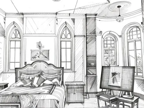 study room,reading room,house drawing,lecture room,sitting room,renovation,interiors,salon,danish room,old library,ornate room,living room,livingroom,church painting,lecture hall,hand-drawn illustration,gallery,conference room,class room,library,Design Sketch,Design Sketch,Hand-drawn Line Art