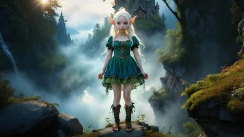 kerli,alfheim,elfland,elven,elves country,the blonde in the river