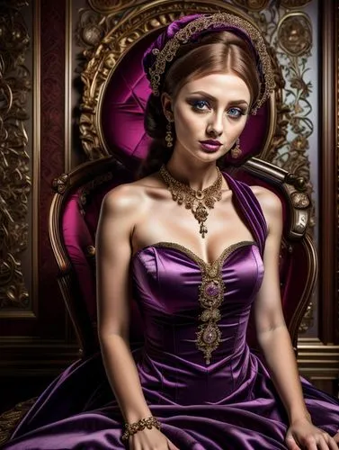 la violetta,purple,purple dress,purple and gold,rich purple,miss circassian,purple rose,victorian lady,bridal jewelry,celtic queen,gothic portrait,gold and purple,cepora judith,victorian style,purple rizantém,fairy tale character,dark purple,purple lilac,purple and pink,purple background