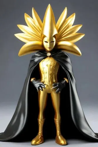 a little figurine wearing a sombrero with some food,kuuga,goldar,oro,goldtron,goldust,seiya