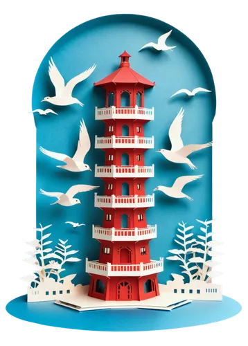 bird tower,stone pagoda,shuozhou,chaozhou,guobao,zhaozhou,hanjiang,pagodas,kangxi,nanquan,hainan,pengshui,bird kingdom,songjiang,qingnian,jiuzhou,drum tower,tianlong,yiping,qingming,Unique,Paper Cuts,Paper Cuts 03