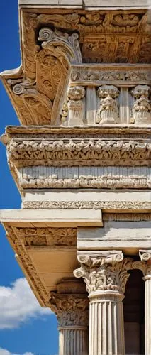 pediment,entablature,pillar capitals,corinthian order,greek temple,doric columns,ephesus,bernini's colonnade,erechtheion,corbels,pilaster,pediments,palladian,columns,roman columns,pilasters,pillars,marble palace,celsus library,colonnades,Illustration,Abstract Fantasy,Abstract Fantasy 22