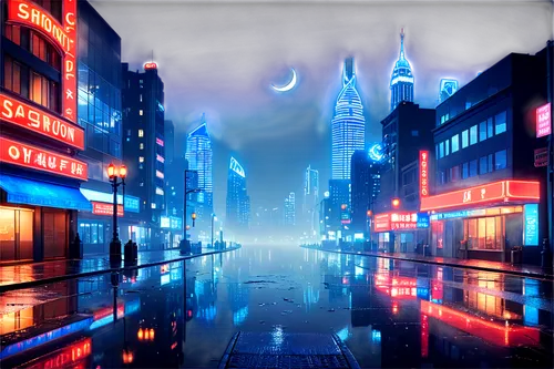 fantasy city,city at night,cityscape,nightscape,night scene,nighbor,city lights,nacht,cityscapes,blue rain,citylights,metropolis,nightshades,black city,city scape,cybercity,coruscant,night lights,futuristic landscape,3d background,Conceptual Art,Fantasy,Fantasy 02