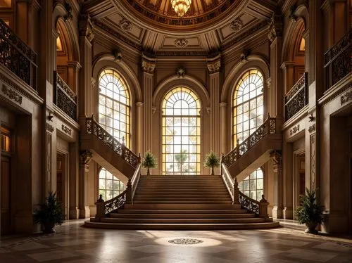 archly,cochere,entrance hall,saint george's hall,grandeur,hermitage,staircase,neoclassical,hall of the fallen,berlin cathedral,hallway,louvre,enfilade,nostell,teylers,konzerthaus berlin,glyptotek,neoclassicism,foyer,empty interior