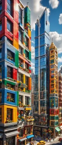 colorful city,lego city,são paulo,megapolis,construcciones,bogota,urbanization,kariobangi,apartment blocks,urban development,buenos aires,urbanizing,urban towers,nairobi,scampia,koinange,addis ababa,colorful facade,caracas,antilla,Art,Classical Oil Painting,Classical Oil Painting 09