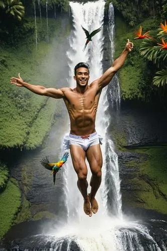 tarzan,cliff jumping,rio 2016,seljalandsfoss,wasserfall,mohammed ali,canyoning,rio olympics,nature and man,usain bolt,zion,african american male,capoeira,jet d'eau,summer olympics,costa rican colon,seychellois rupee,guyana,garden of eden,merfolk,Photography,Documentary Photography,Documentary Photography 15