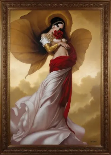 the angel with the veronica veil,baroque angel,the angel with the cross,tretchikoff,scheffer,the prophet mary,thyatira,catholicon,saint valentine,patroness,art deco woman,prophetess,the archangel,ange