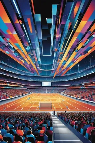 carnogursky,gursky,stadium falcon,stadiums,omnisport,astrodome,velodromes,centercourt,bayarena,bercy,arena,universiade,tennis court,lenglen,coliseum,sportpaleis,popmart,stadia,sportscorp,olympique,Art,Artistic Painting,Artistic Painting 45