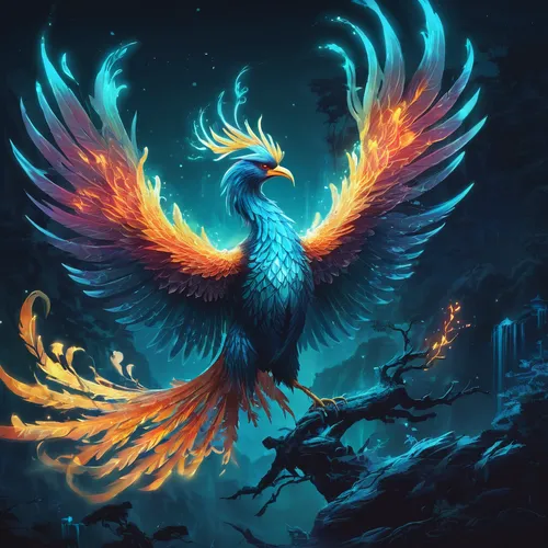 blue and gold macaw,gryphon,eagle illustration,phoenix rooster,blue macaw,garuda,macaws blue gold,hyacinth macaw,blue parrot,griffon bruxellois,blue macaws,blue and yellow macaw,bird illustration,macaw,nocturnal bird,eagle,phoenix,night bird,nicobar pigeon,bird kingdom,Conceptual Art,Fantasy,Fantasy 02