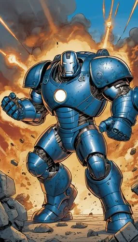 war machine,destroy,apokolips,garrison,steel man,darkseid,Illustration,American Style,American Style 13