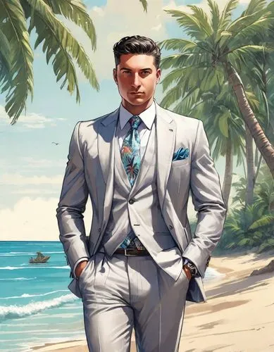 wedding suit,beach background,formal guy,men's suit,the groom,ceo,navy suit,businessman,business man,groom,the suit,portrait background,a black man on a suit,man at the sea,custom portrait,suit,cuba background,black businessman,summer background,joe iurato,Digital Art,Comic