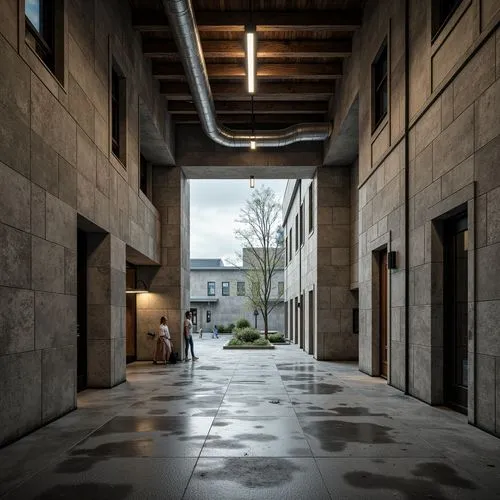 inside courtyard,breezeway,courtyards,courtyard,amanresorts,siza,chipperfield,archidaily,schulich,exposed concrete,hallway,atriums,zumthor,corridors,concrete ceiling,snohetta,narthex,langara,associati,entranceways