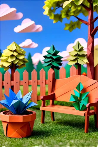 lowpoly,low poly,low poly coffee,garden bench,3d render,3d background,wooden flower pot,potted plants,small landscape,potted plant,cartoon video game background,garden pot,terracotta flower pot,landscape background,springtime background,flower pot,roof landscape,desert plants,little plants,beach furniture,Unique,Paper Cuts,Paper Cuts 02