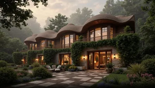 forest house,house in the forest,house in the mountains,beautiful home,3d rendering,summer cottage,house in mountains,chalet,dreamhouse,the cabin in the mountains,log home,rivendell,wooden house,render,cottage,home landscape,luxury home,landscaped,country estate,garden elevation