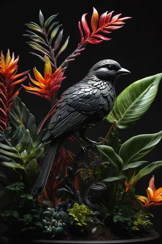 tropical birds,raven sculpture,tropical bird climber,ornamental bird,an ornamental bird,tropical bird,decoration bird,bird of paradise,colorful birds,exotic bird,png sculpture,floral and bird frame,new caledonian crow,bird kingdom,3d crow,nature bird,bird flower,bird in bath,aquarium decor,tropical animals,Photography,Artistic Photography,Artistic Photography 02