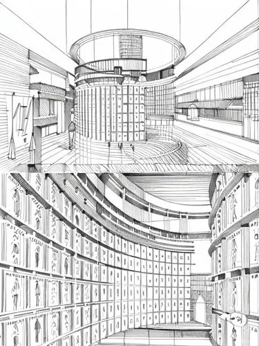 bookshelves,multistoreyed,bookcase,shelving,shelves,panopticon,celsus library,digitization of library,pantry,storage,archidaily,bookstore,kirrarchitecture,japanese architecture,apothecary,wine cellar,