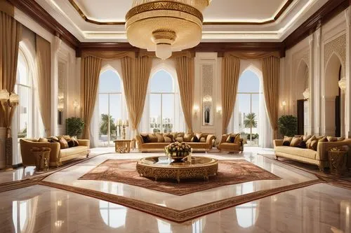 luxury home interior,opulently,luxury hotel,marble palace,hotel lobby,rosecliff,poshest,palatial,ballrooms,ballroom,lobby,palladianism,habtoor,opulent,rotana,great room,luxury property,emirates palace hotel,opulence,ornate room,Illustration,Retro,Retro 18