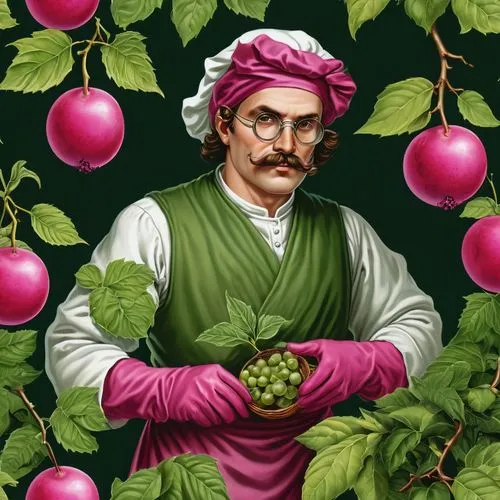 viticulturist,basil total,grape hyancinths,arcimboldi,framboise,loganberry