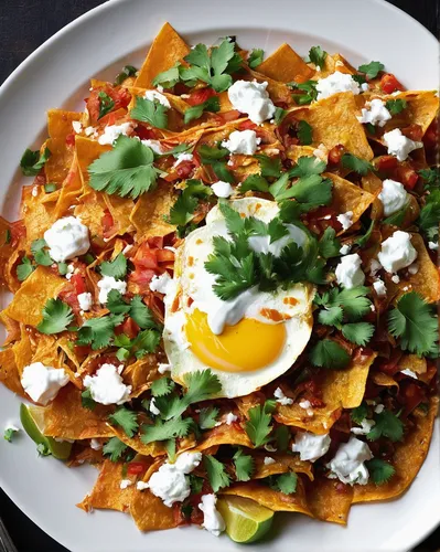 nachos,frito pie,pizza chips,huevos rancheros,friench fries,menemen,potato crisps,tomate frito,southwestern united states food,patatas bravas,tortilla chip,tostada,pico de gallo,carrot salad,tex-mex food,huevos divorciados,egg dish,migas,mexican foods,mexican food cheese,Conceptual Art,Sci-Fi,Sci-Fi 21