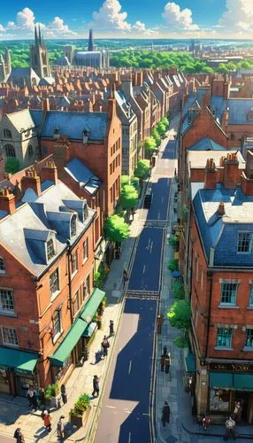 brownstones,townscapes,weatherfield,townhomes,microdistrict,layton,redbrick,flitwick,townhouses,shanghai disney,lexington,elizabethtown,castlefield,red brick,redrow,townsites,rivertowne,townscape,sylvania,kelham,Illustration,Japanese style,Japanese Style 03