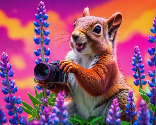 squirell,abert's squirrel,spring background,nature photographer,springtime background,squirrel,whimsical animals,relaxed squirrel,peter rabbit,the squirrel,animal photography,american snapshot'hare,bunny on flower,squirrels,atlas squirrel,animal film,flower background,wall,anthropomorphized animals,racked out squirrel,Conceptual Art,Sci-Fi,Sci-Fi 27