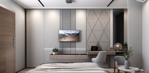 modern room,room divider,modern decor,interior modern design,hallway space,shared apartment,sky apartment,guest room,contemporary decor,apartment,sliding door,bedroom,sleeping room,3d rendering,wall lamp,search interior solutions,interior design,interior decoration,modern minimalist bathroom,smart home