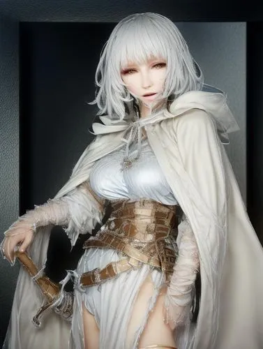 kotobukiya,white rose snow queen,female doll,doll figure,winterblueher,3d figure,white lady,game figure,angel figure,painter doll,alters,vestal,white dove,naraku,yagyu,albino,artist doll,suit of the snow maiden,elenore,bjd