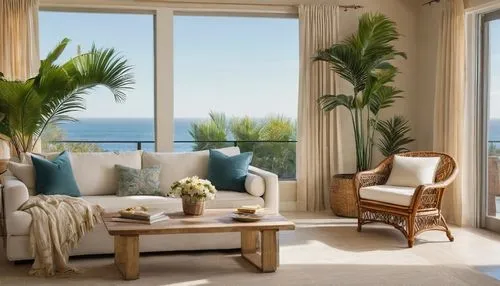 window with sea view,oceanfront,sunroom,oceanview,riviera,beach house,tropical house,palmilla,ocean view,penthouses,hovnanian,palm fronds,beachfront,rosecliff,seaside view,beachhouse,amanresorts,palmbeach,sandpiper bay,royal palms,Illustration,Retro,Retro 20