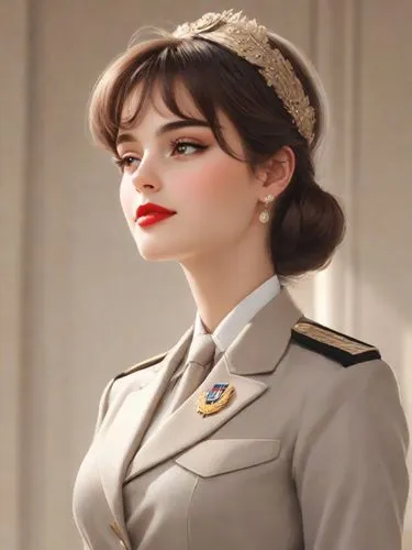 servicewoman,military uniform,miss circassian,beret,iranian,servicewomen