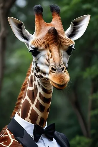 animals play dress-up,giraffe,melman,giraffe head,giraffe plush toy,african businessman,anthropomorphized animals,immelman,whimsical animals,cute animal,kemelman,zoological,animal photography,madagascan,marwell,cute animals,funny animals,animal portrait,geoffrey,two giraffes,Photography,General,Natural