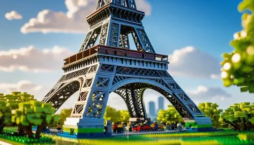 eiffel tower,eiffel,the eiffel tower,french digital background,tilt shift,voxel,lego background,parigi,eiffel tower french,minar,paris clip art,eifel,voxels,eiffel tower under construction,paris,parisii,trocadero,eurotower,french building,3d render,Conceptual Art,Daily,Daily 22