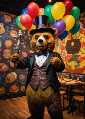 suit actor,scandia bear,children's birthday,kids party,birthday party,pubg mascot,party decoration,waiter,exclusive banquet,birthday celebration,great bear,mascot,party decorations,gentlemanly,party animal,business man,ringmaster,the suit,left hand bear,birthday celebrations,Art,Artistic Painting,Artistic Painting 03